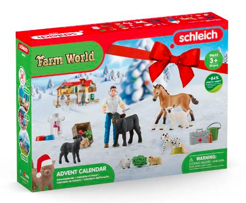 Schleich Advento kalendorius „Farm World 2022“ aprašymas - Prekės nuotrauka