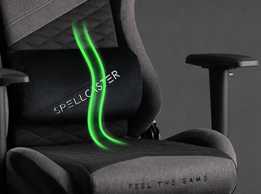 Žaidimų kėdė Sense7 Spellcaster Senshi Edition fabric Gaming Chair, Pilka aprašymas - Prekės nuotrauka Žaidimų kėdė Sense7 Spellcaster Senshi Edition fabric Gaming Chair, Pilka aprašymas - Prekės nuotrauka