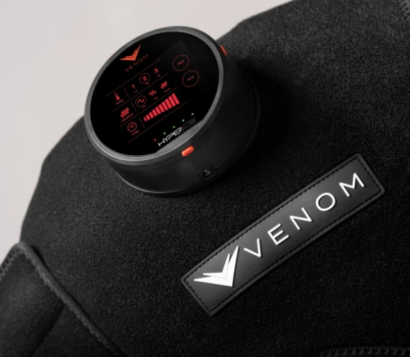 Venom Shoulder Right - šildantis ir vibruojantis dešiniojo peties diržas aprašymas - Prekės nuotrauka