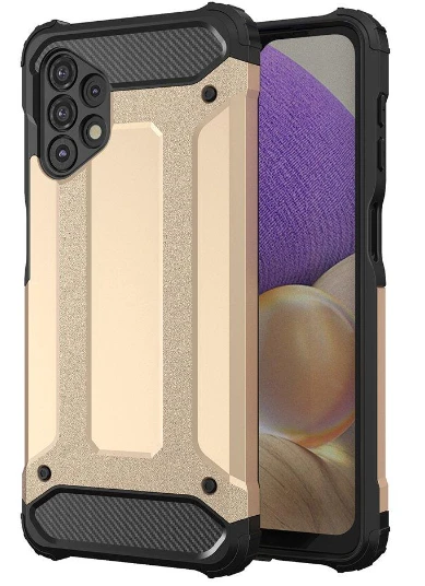 Hurtel Hibrid dėklas skirtas Samsung Galaxy A32 5G, auksinis aprašymas - Prekės nuotrauka
