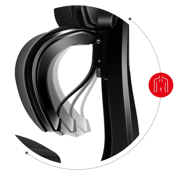 Žaidimų kėdė Huzaro Combat 7.0 Gaming Chair, Juoda aprašymas - Prekės nuotrauka