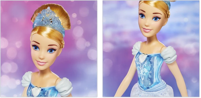 Lėlė Hasbro Disney Princess Royal Shimmer Cinderella (F0897) aprašymas - Prekės nuotrauka