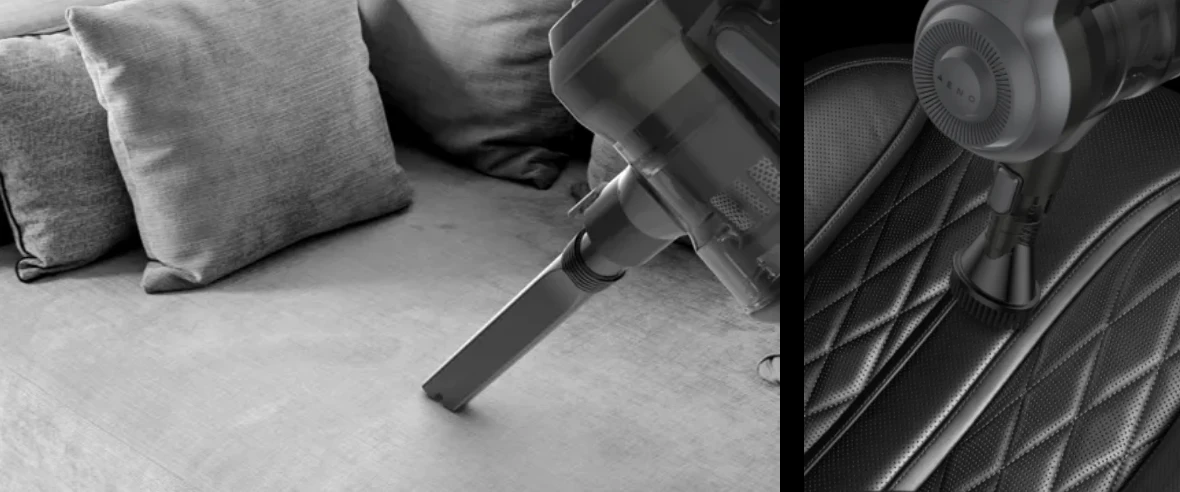 Belaidis dulkių siurblys šluota Aeno Cordless vacuum cleaner SC1, Turbo režimas, su led pašvietimu, plaunamas filtras aprašymas - Prekės nuotrauka