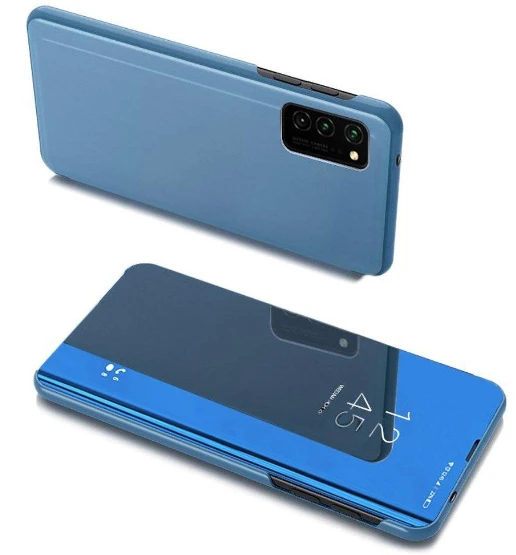 Hurtel Clear View dėklas skirtas Samsung Galaxy A03s (166.5), mėlynas aprašymas - Prekės nuotrauka