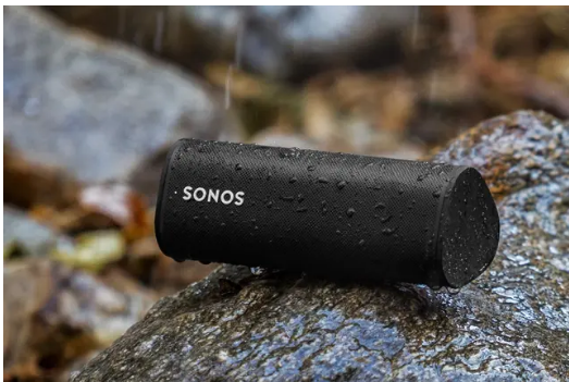 Sonos Roam SL nešiojama kolonėlė, Bluetooth, WiFi, Atspari vandeniui, Juodos spalvos aprašymas - Prekės nuotrauka