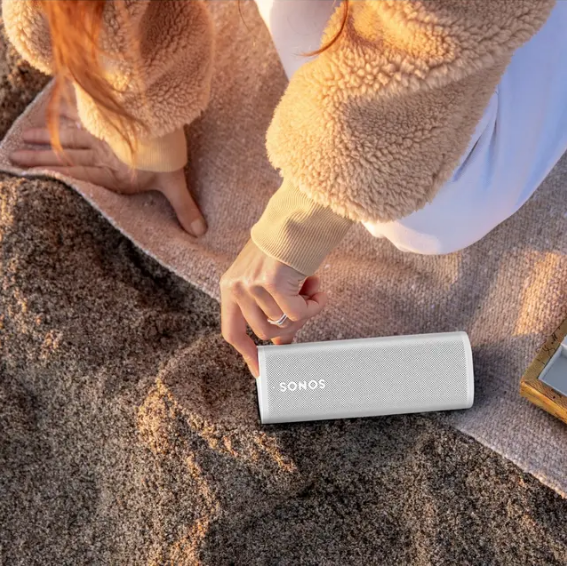 Sonos Roam SL nešiojama kolonėlė, Bluetooth, WiFi, Atspari vandeniui, Juodos spalvos aprašymas - Prekės nuotrauka