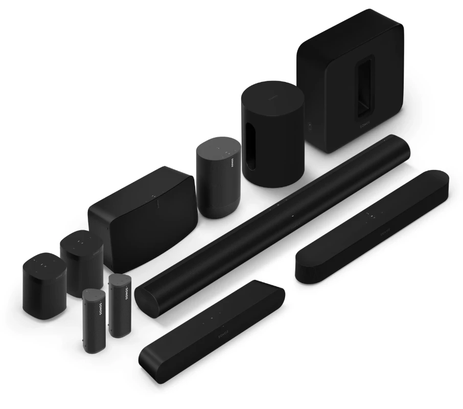 HiFi Kolonėlė Sonos Five, Multiroom, WiFi, Juodos spalvos aprašymas - Prekės nuotrauka