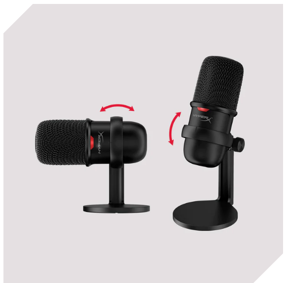 HyperX SoloCast - USB mikrofonas, juodas aprašymas - Prekės nuotrauka