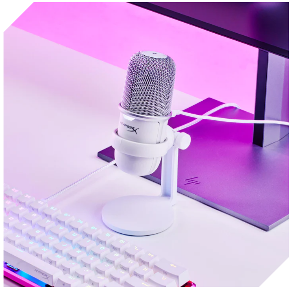 HyperX SoloCast - USB mikrofonas, juodas aprašymas - Prekės nuotrauka
