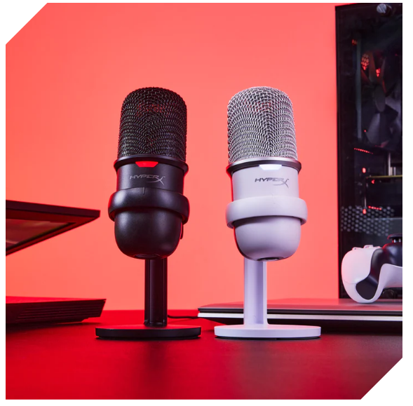 HyperX SoloCast - USB mikrofonas, juodas aprašymas - Prekės nuotrauka
