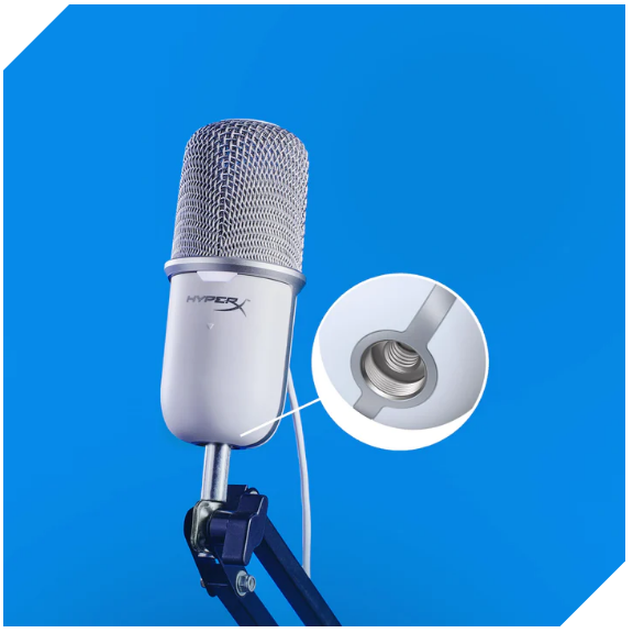 HyperX SoloCast - USB mikrofonas, juodas aprašymas - Prekės nuotrauka