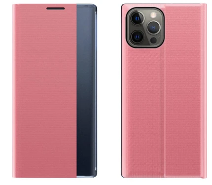 Hurtel Sleep dėklas skirtas iPhone 13 Pro, rožinis aprašymas - Prekės nuotrauka