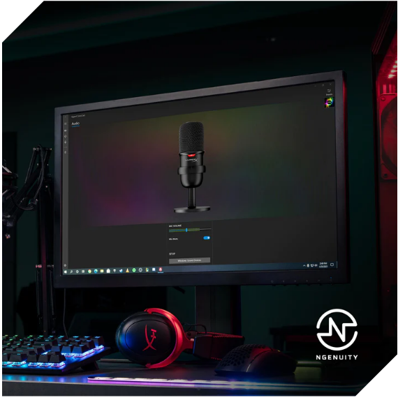 HyperX SoloCast - USB mikrofonas, juodas aprašymas - Prekės nuotrauka
