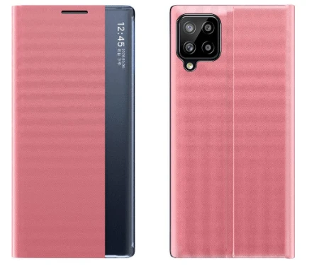 Hurtel Sleep dėklas skirtas Samsung Galaxy A22 4G, rožinis aprašymas - Prekės nuotrauka
