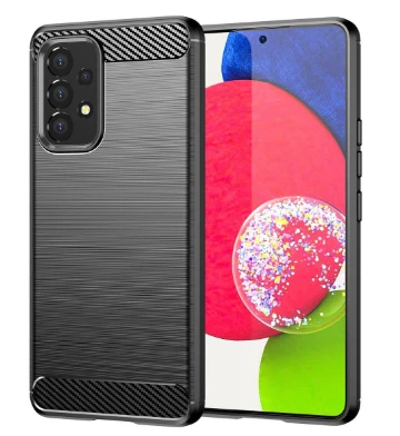 Hurtel Carbon dėklas skirtas Samsung Galaxy A53 5G, juodas aprašymas - Prekės nuotrauka