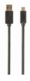 Laidas GEMBIRD USB 3.0 type C(AM/CM) 0.1m, juodas aprašymas - Prekės nuotrauka