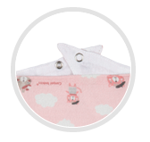 Canpolbabies CANPOL BABIES pirmasis muslino seilinukas BONJOUR PARIS, 0m+, 2 vnt., pink, 26/900_pin aprašymas - Prekės nuotrauka