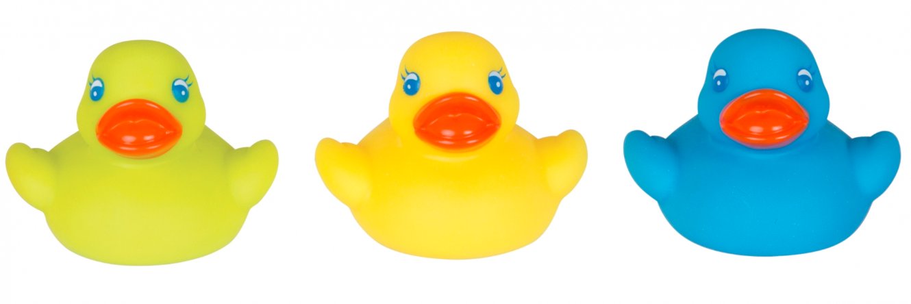 PLAYGRO pilnai uždari vonios žaislai Bright Baby Duckies, 0188411 aprašymas - Prekės nuotrauka