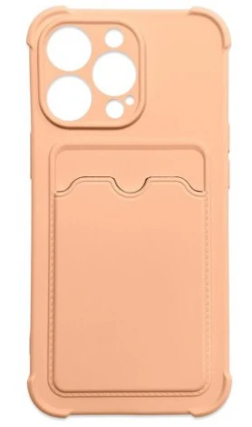 Hurtel Card Armor dėklas skirtas iPhone 11 Pro Max, rožinis aprašymas - Prekės nuotrauka