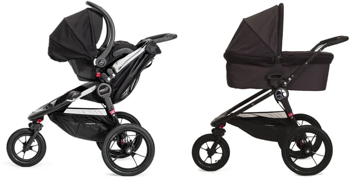 Vežimėlis Baby Jogger Summit X3, juodas (Midnight Juodas) aprašymas - Prekės nuotrauka