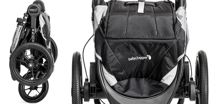 Vežimėlis Baby Jogger Summit X3, juodas (Midnight Juodas) aprašymas - Prekės nuotrauka