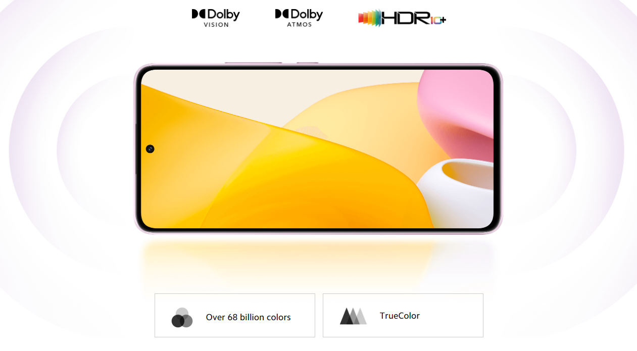 Xiaomi 12 Lite 8GB + 128GB, juodas aprašymas - Prekės nuotrauka