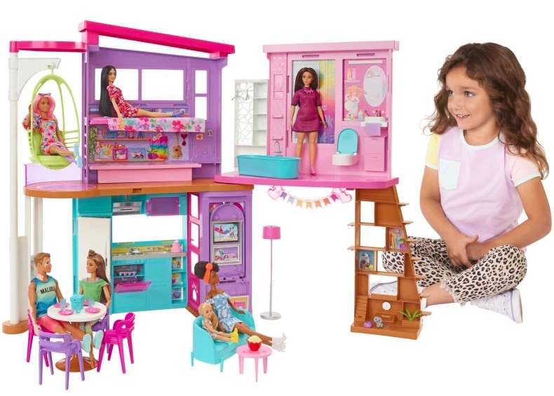 Mattel Barbie Malibu namas 2022 aprašymas - Prekės nuotrauka