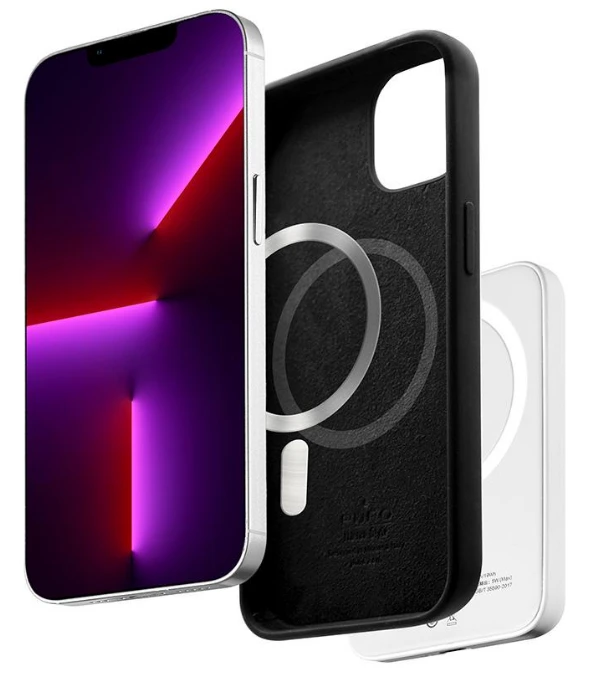PURO ICON MAG MagSafe dėklas skirtas Apple iPhone 13 Pro, juodas aprašymas - Prekės nuotrauka