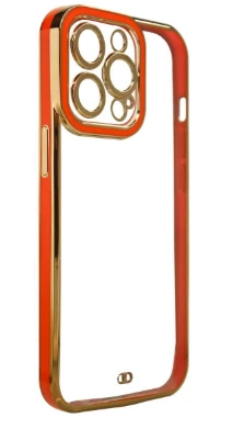 Hurtel Fashion dėklas skirtas Apple iPhone 12 Pro Max, auksinis/raudonas aprašymas - Prekės nuotrauka