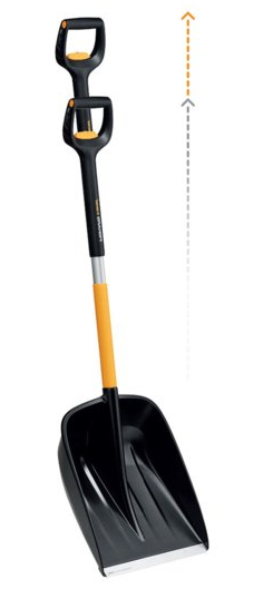 Fiskars X-series teleskopinis semtuvas sniegui aprašymas - Prekės nuotrauka
