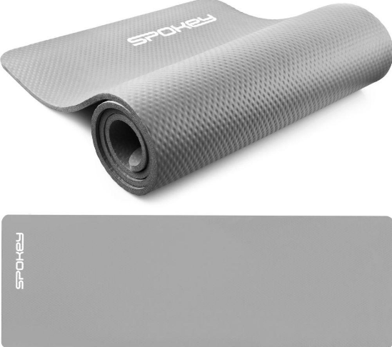 Gimnastikos kilimėlis Spokey Softmat 180x60x1,5 cm, pilkas, 928927 aprašymas - Prekės nuotrauka