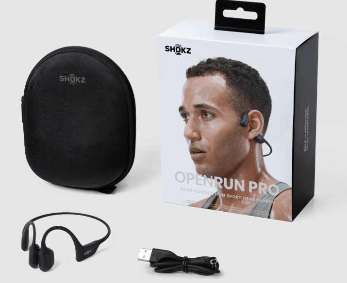 ReasnowS1&Beloader proセット Belaidės ausinės Shokz Open Run Pro, Melsvos, modelis