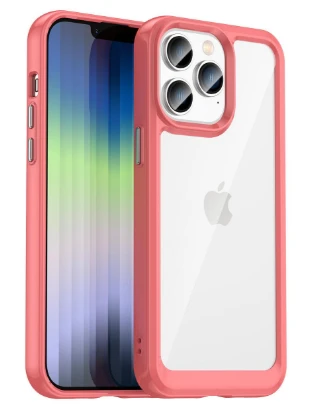 Hurtel Outer Space hibridinis dėklas iPhone 14 Pro – raudonas aprašymas - Prekės nuotrauka