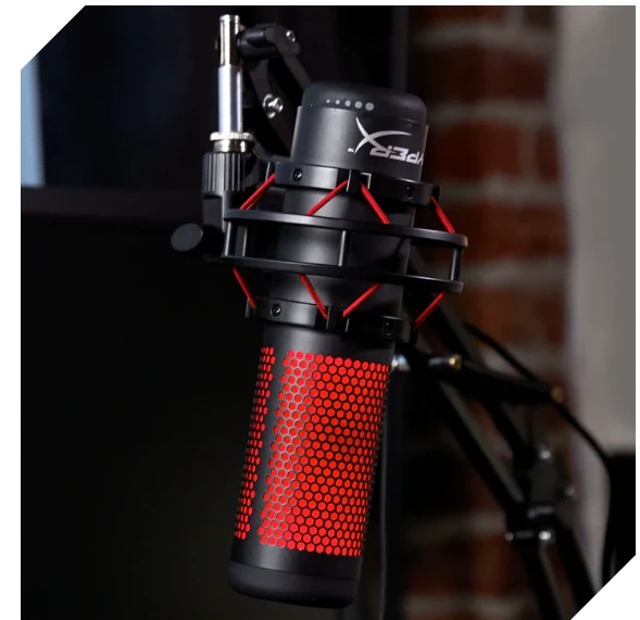 HyperX QuadCast - USB Kondensatorinis Mikrofonas, modelis - ‎HX