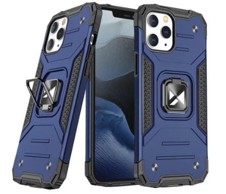 Wozinsky Ring Armor dėklas iPhone 13 mini – mėlynas aprašymas - Prekės nuotrauka