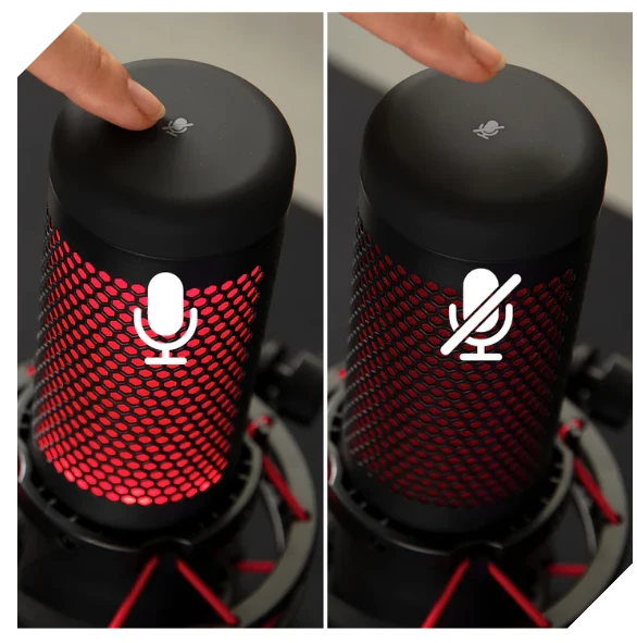 HyperX QuadCast - USB Kondensatorinis Mikrofonas aprašymas - Prekės nuotrauka