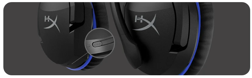 Ausinės HyperX Cloud Stinger Core (HX-HSCSS-BK/EM) aprašymas - Prekės nuotrauka