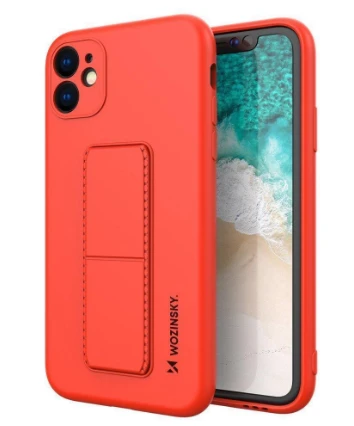 iLike Wozinsky Kickstand dėklas skirtas Samsung Galaxy A22 5G, raudonas aprašymas - Prekės nuotrauka