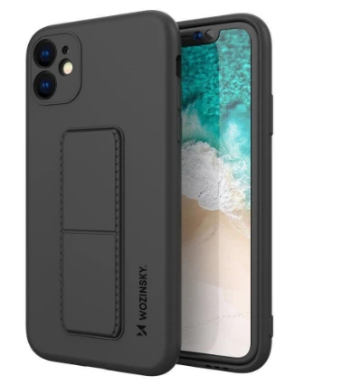 Wozinsky Kickstand dėklas skirtas Samsung Galaxy M31s, juodas aprašymas - Prekės nuotrauka