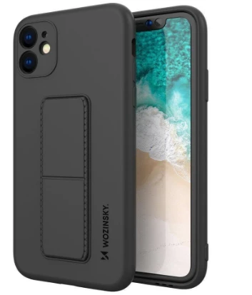 Wozinsky Kickstand dėklas skirtas Samsung Galaxy A22 4G, juodas aprašymas - Prekės nuotrauka