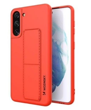 Wozinsky Kickstand dėklas skirtas Samsung Galaxy S21 + 5G, raudonas aprašymas - Prekės nuotrauka