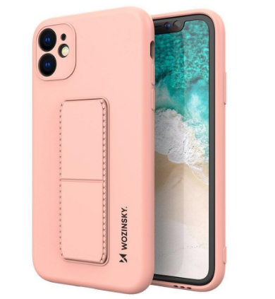 Wozinsky Kickstand dėklas skirtas Samsung Galaxy A22 5G, rožinis aprašymas - Prekės nuotrauka