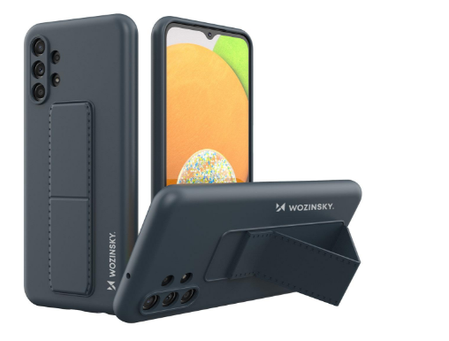 Wozinsky Kickstand dėklas skirtas Samsung Galaxy A13 5G, tamsiai mėlynas aprašymas - Prekės nuotrauka