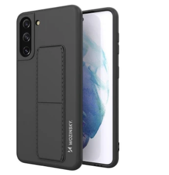Wozinsky Kickstand dėklas skirtas Samsung Galaxy S21 + 5G, juodas aprašymas - Prekės nuotrauka