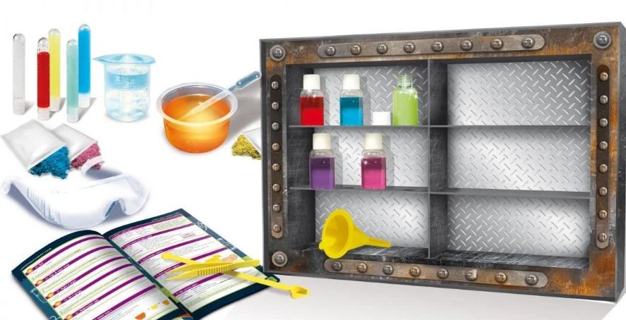 Eksperimentų rinkinys Im A Genius 150 cheminių eksperimentų, lenkų k. aprašymas - Prekės nuotrauka