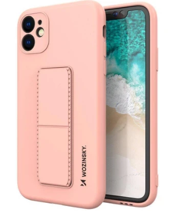 Wozinsky Kickstand dėklas skirtas iPhone 11 Pro, rožinis aprašymas - Prekės nuotrauka