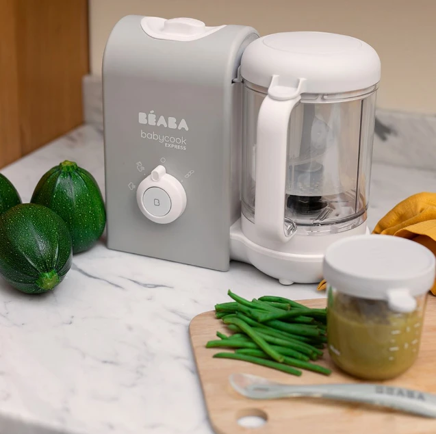 Beaba Babycook Express trintuvas-garintuvas, pilkas (Velvet pilkas) aprašymas - Prekės nuotrauka