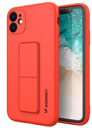 Wozinsky Kickstand dėklas skirtas Samsung Galaxy A72 4G, raudonas aprašymas - Prekės nuotrauka