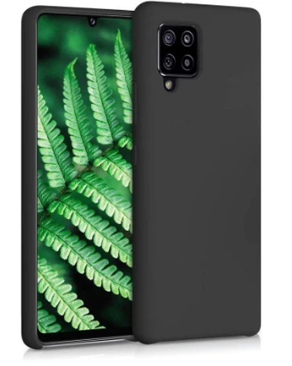 Hurtel silikoninis dėklas skirtas Samsung Galaxy A42 5G, juodas aprašymas - Prekės nuotrauka
