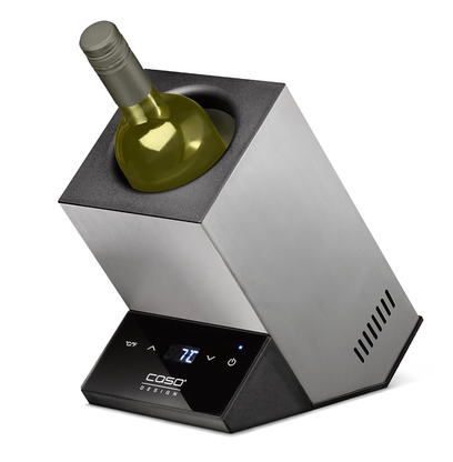 Vieno butelio vyno šaldytuvas Caso WineCase One, Pilkos spalvos aprašymas - Prekės nuotrauka